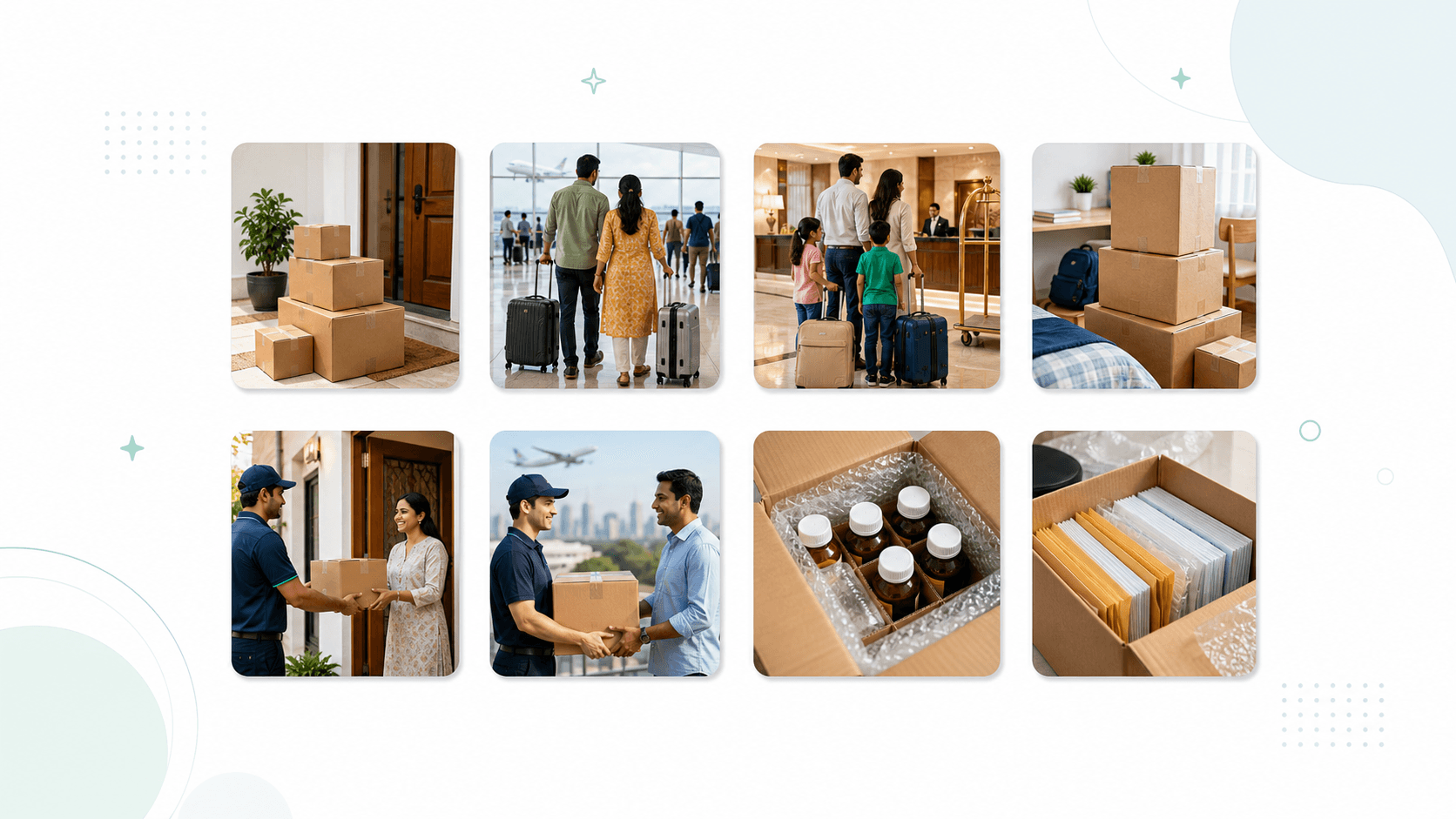Domestic and international courier service gallery
